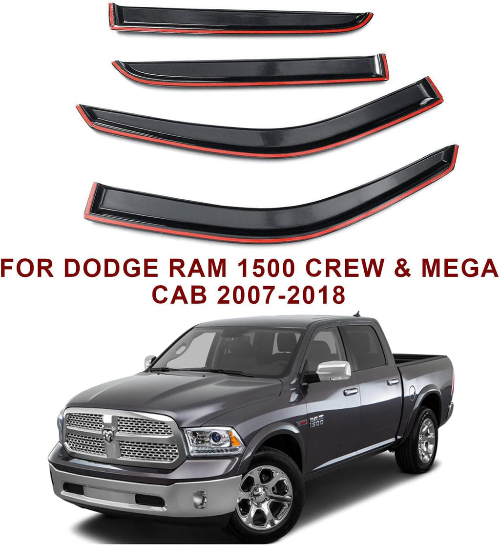 Dark Smoke Tape-on Window Visor Deflector V64912