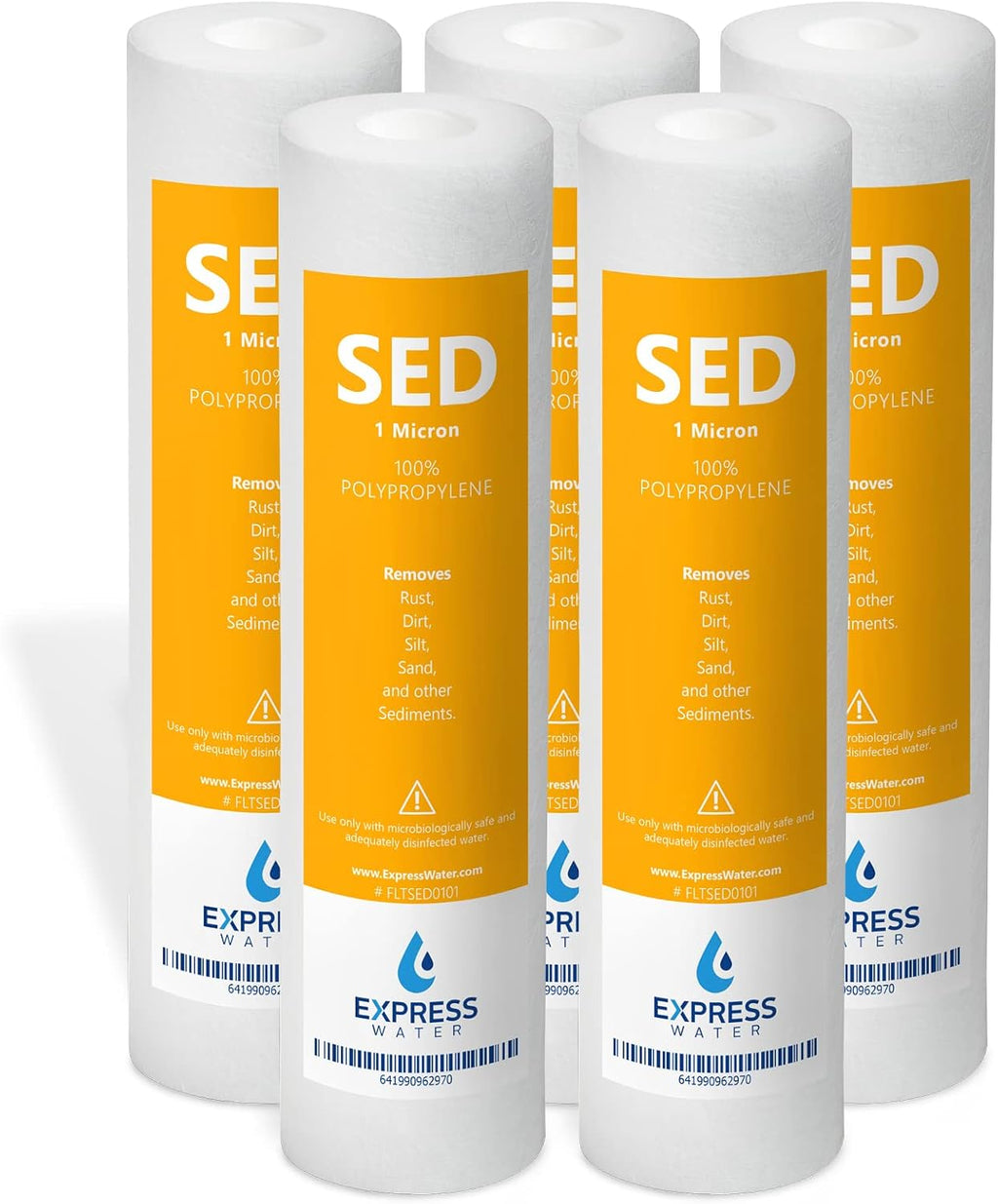50 Pack 1 Micron 10 inch Sediment Water Filter Replacement W3234