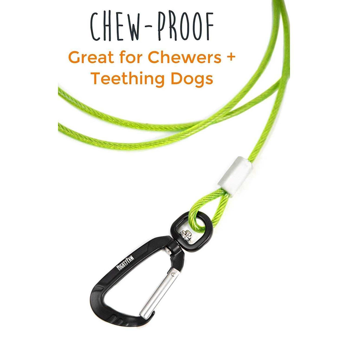 Chew Proof Dog Leash Metal Cable U5016