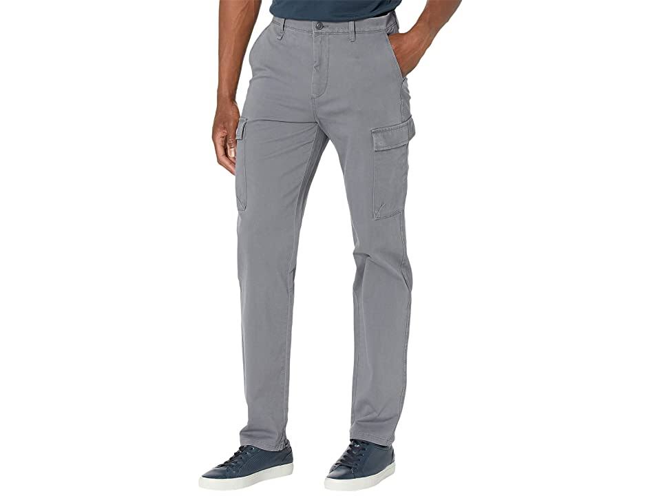 Grey Straight Fit Cargo Pants X24158