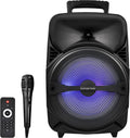 8-inch 2-Way Portable PA Speaker with Built-in Rechargeable Battery Y3886