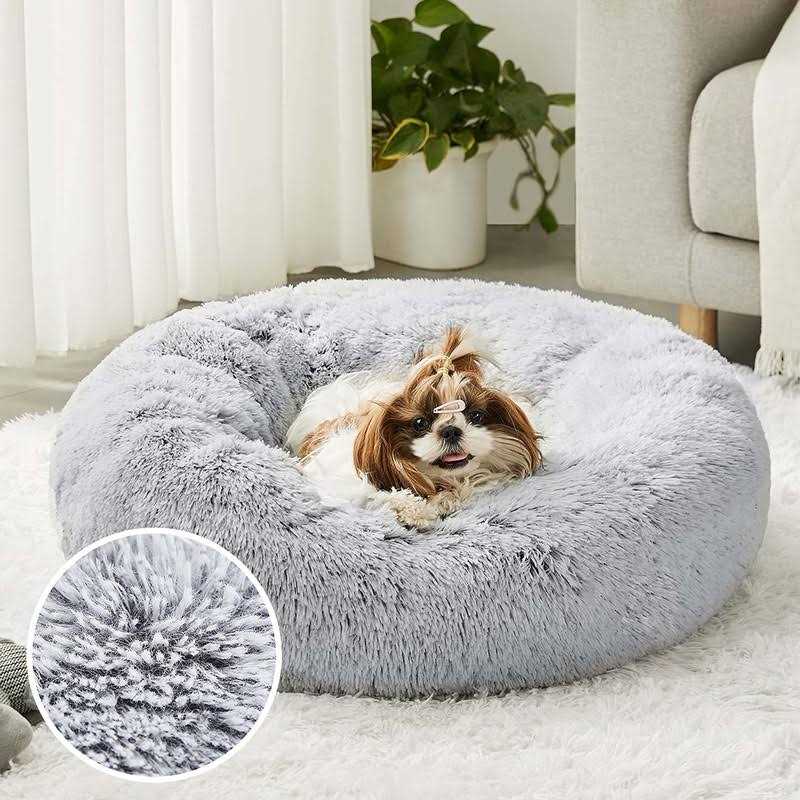 Faux Fur Dog Bed & Cat Bed U6741