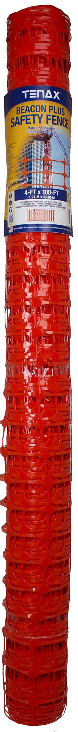 Orange Safety Fence 4' x 100' L384