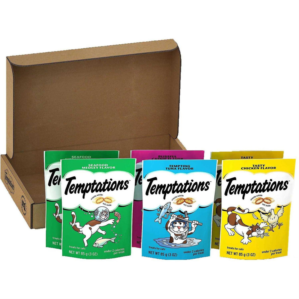 Crunchy and Soft Cat Treats Variety Pack Z31601