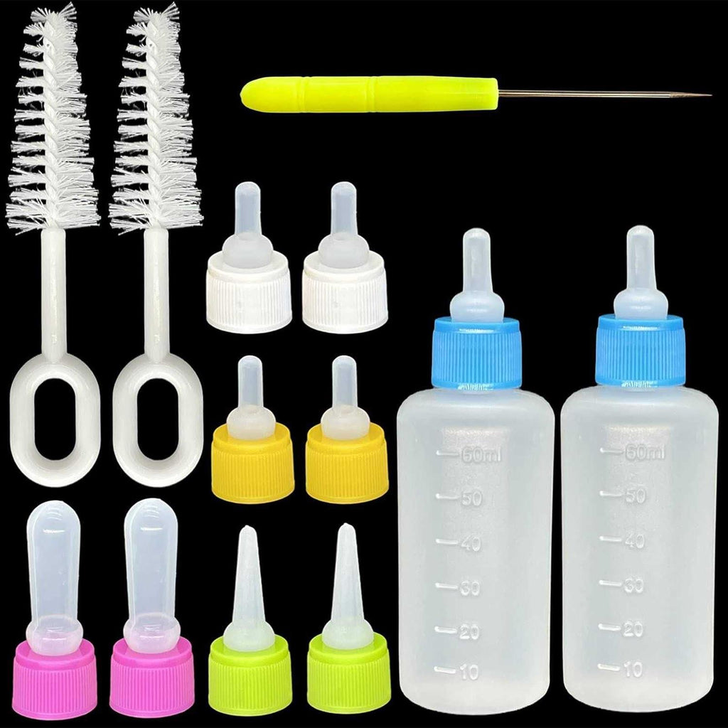 Pet Bottle Kit Squeeze Liquid Bottle Replaceable Silicone Teat K412