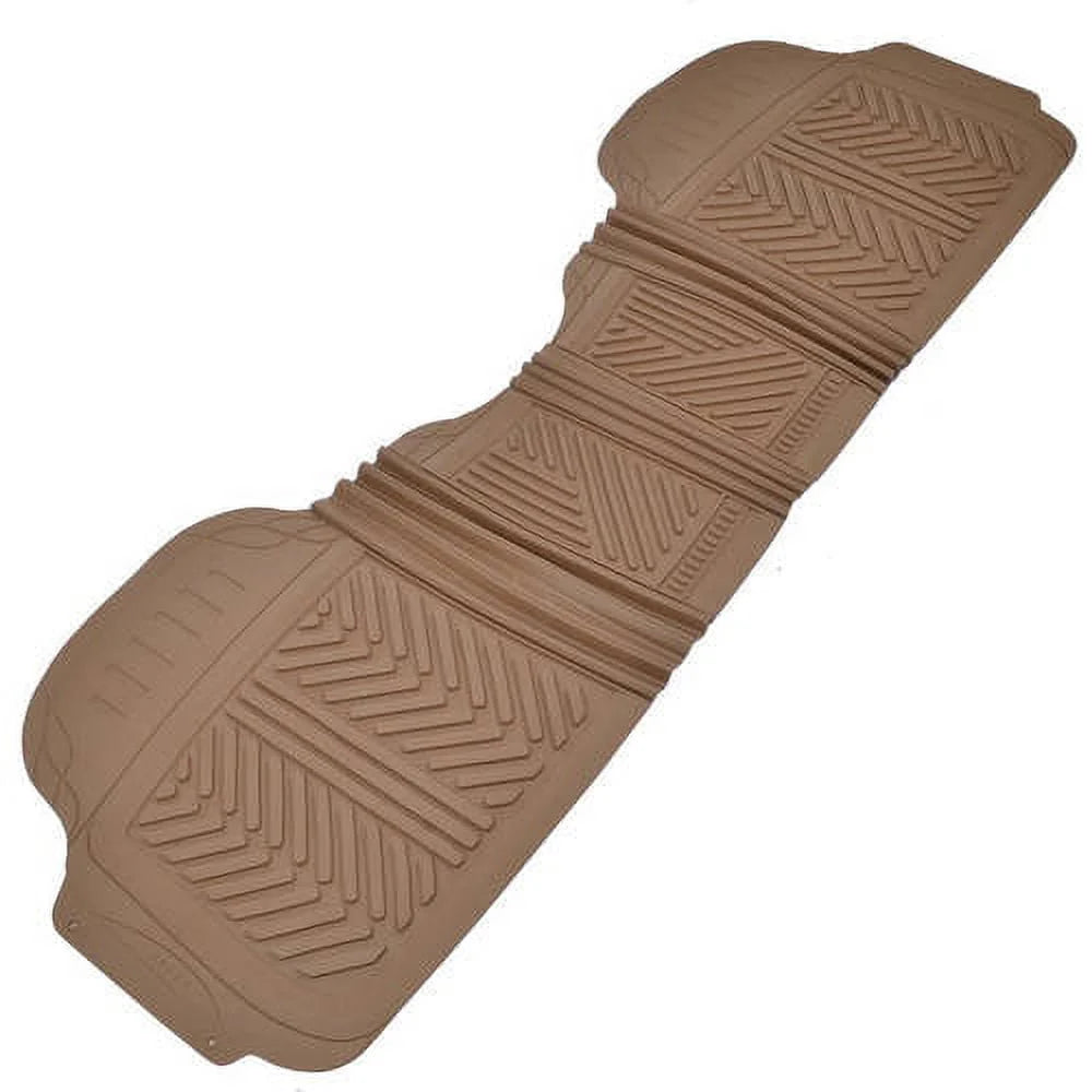 Black Beige Gray 4 Pieces Rubber Car Floor Mats with Trunk Cargo Mat I904820