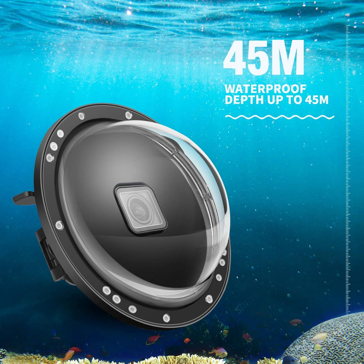 Dome Port Lens for GoPro Hero 9/10 Black Waterproof Case K422