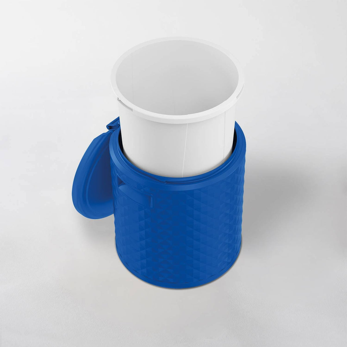 54 Qt. 3-in-1 Cooler Side Table and Stool, Blue G306
