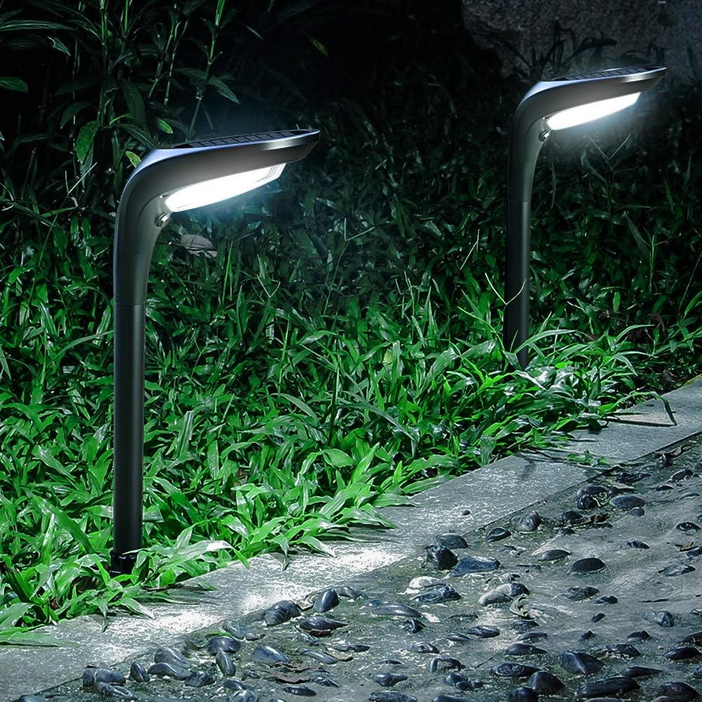 4 Pack Waterproof Solar Pathway Lights Y5539