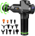 Handheld Percussion Massager with 13 Interchangeable Heads and 30 Speeds T81427