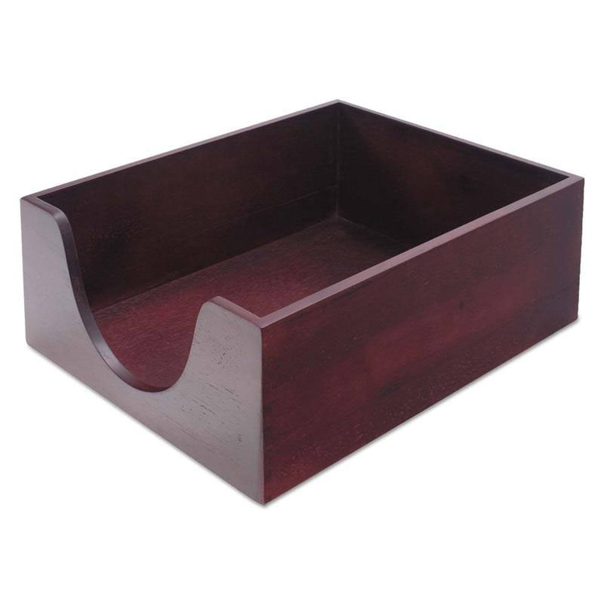Hardwood Stackable Desk Tray Mahogany A7030