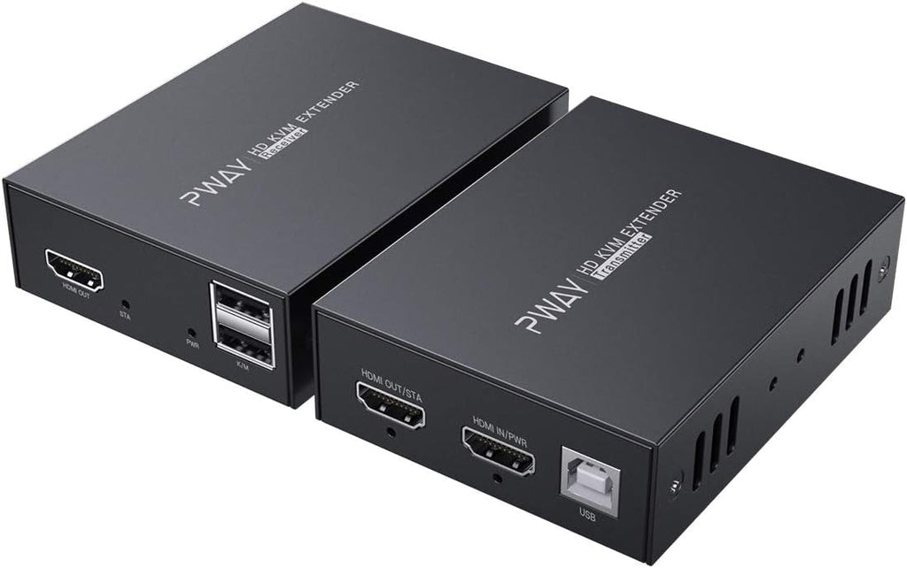 HDMI KVM USB Extender Over Ethernet Cat5e/6 Up to 50m/164ft 1080P 3D J559