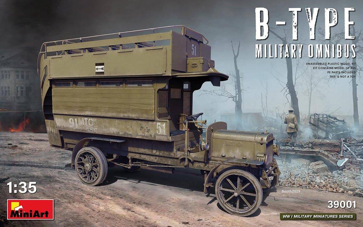 1/35 Scale B-Type Military Omnibus Model Kit P182