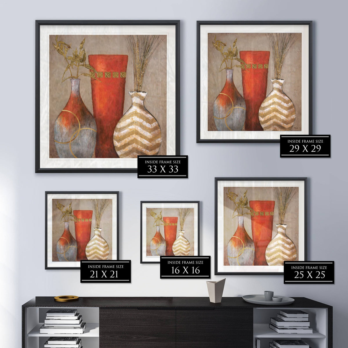 Framed Giclee Print 24x24 V918
