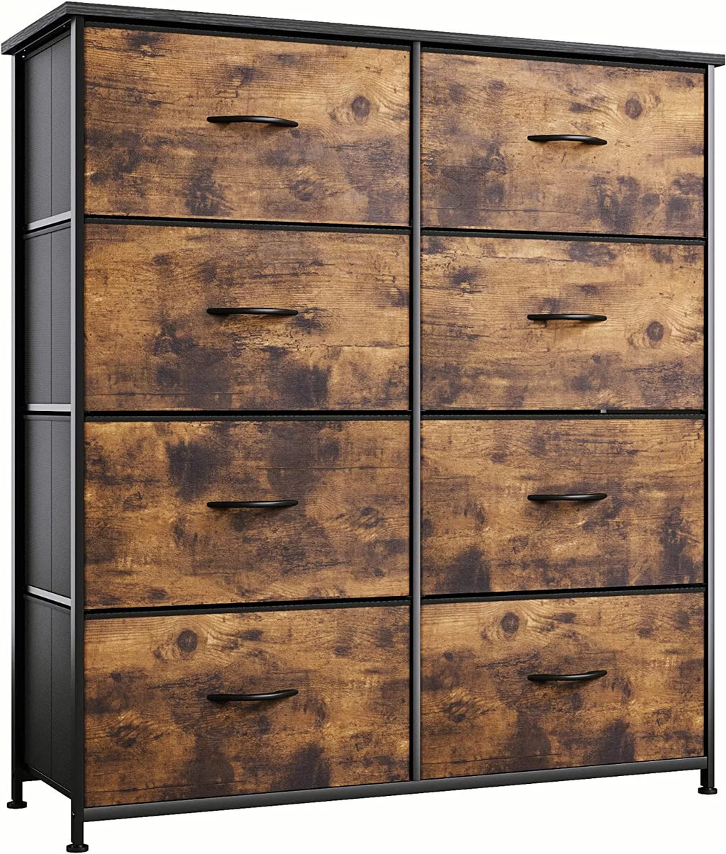 8 Drawer Fabric Dresser J514795