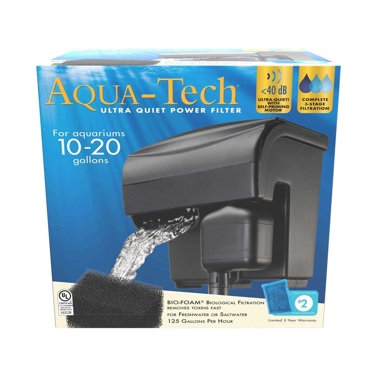 Aqua-tech Ultra Quiet Power Filter V42957