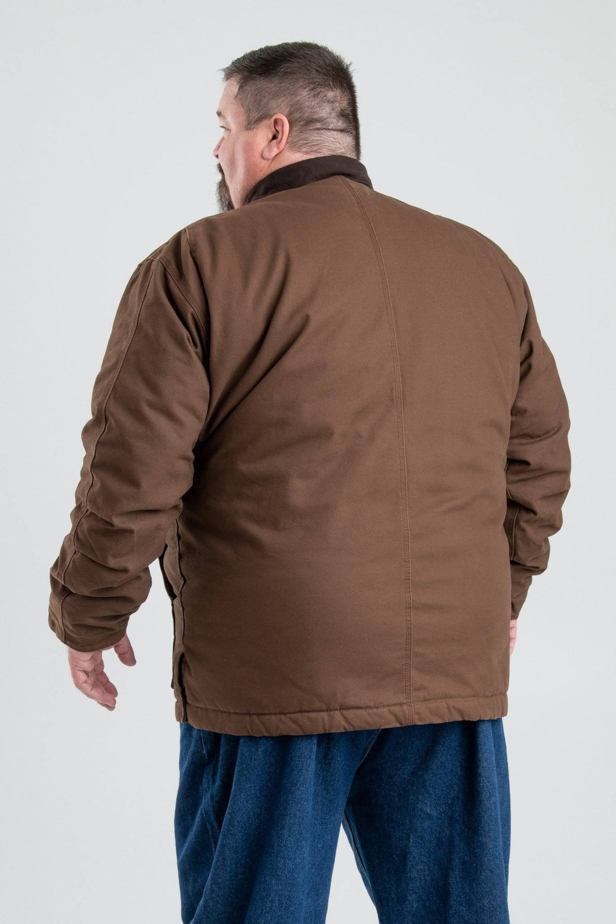 Washed Chore Coat Olive S Regular W7464