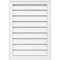 20x22W x 36x22H Vertical Surface Mount PVC Gable Vent Z5292