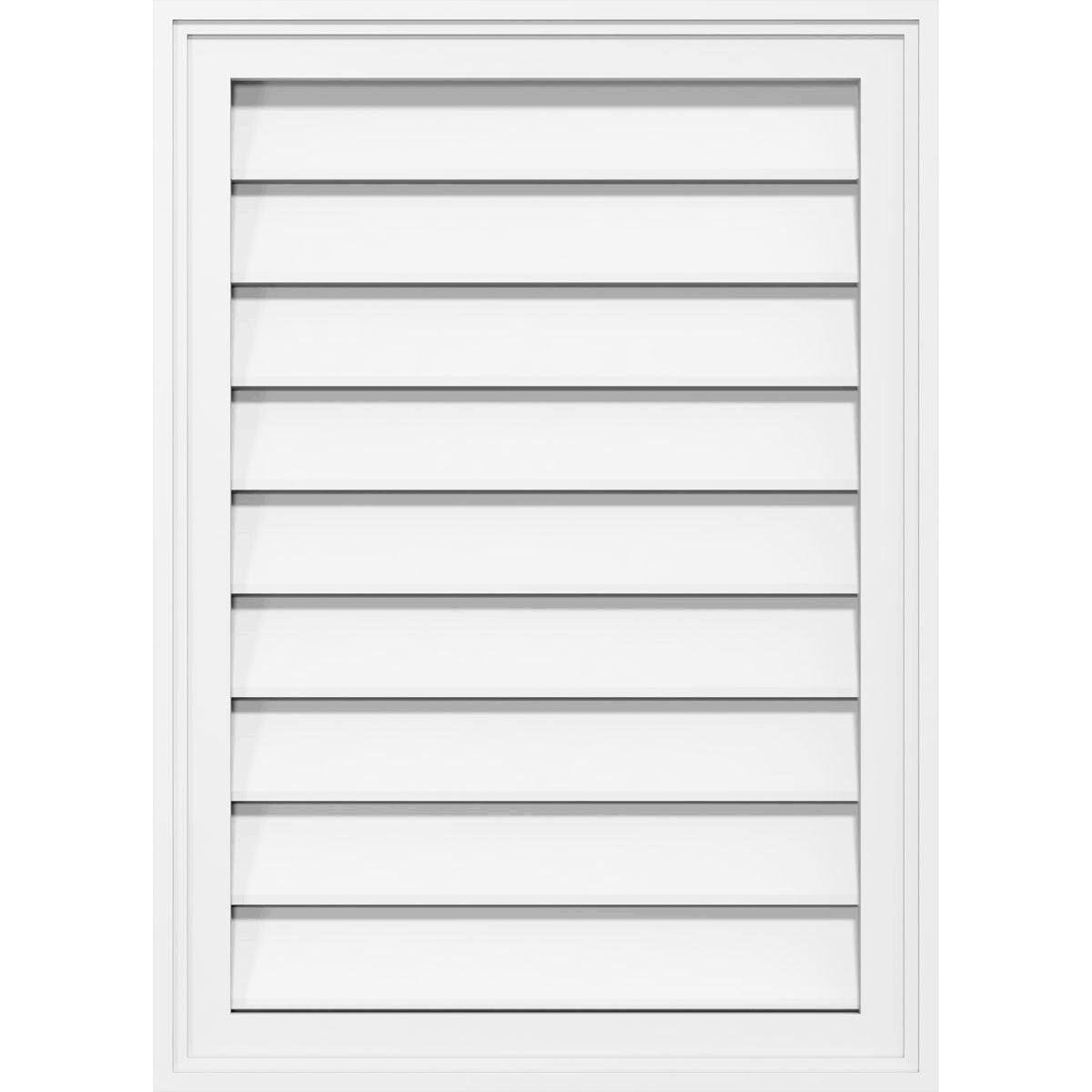 20x22W x 36x22H Vertical Surface Mount PVC Gable Vent Z5292