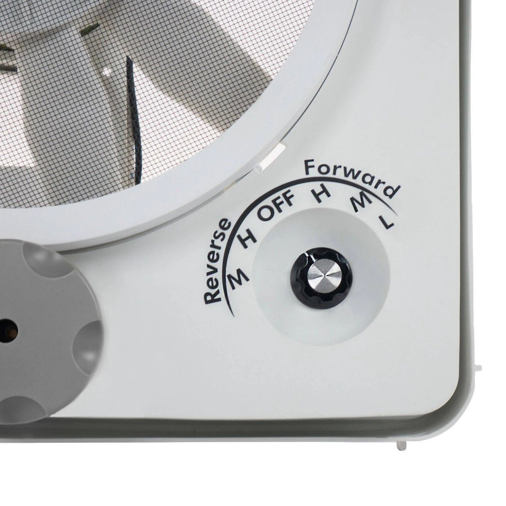 White Variable Multi Speed 12V RV Ceiling Vent Fan H257