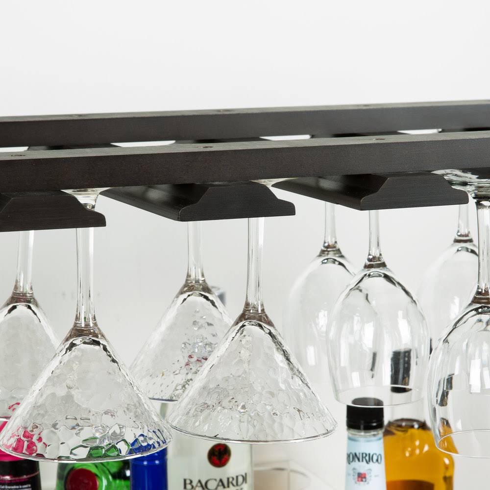 Espresso Glass Rack F178