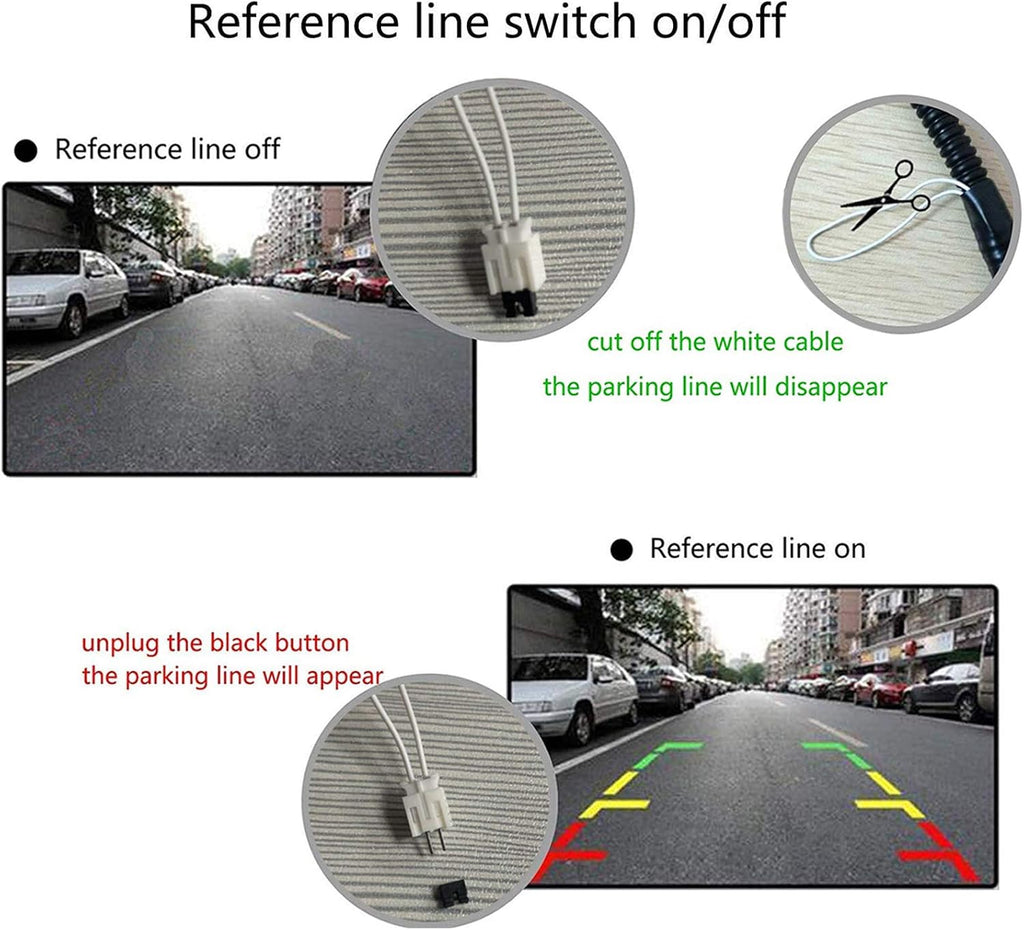 Car Backup Reverse Rear View Spare Tire Mount Camera R475