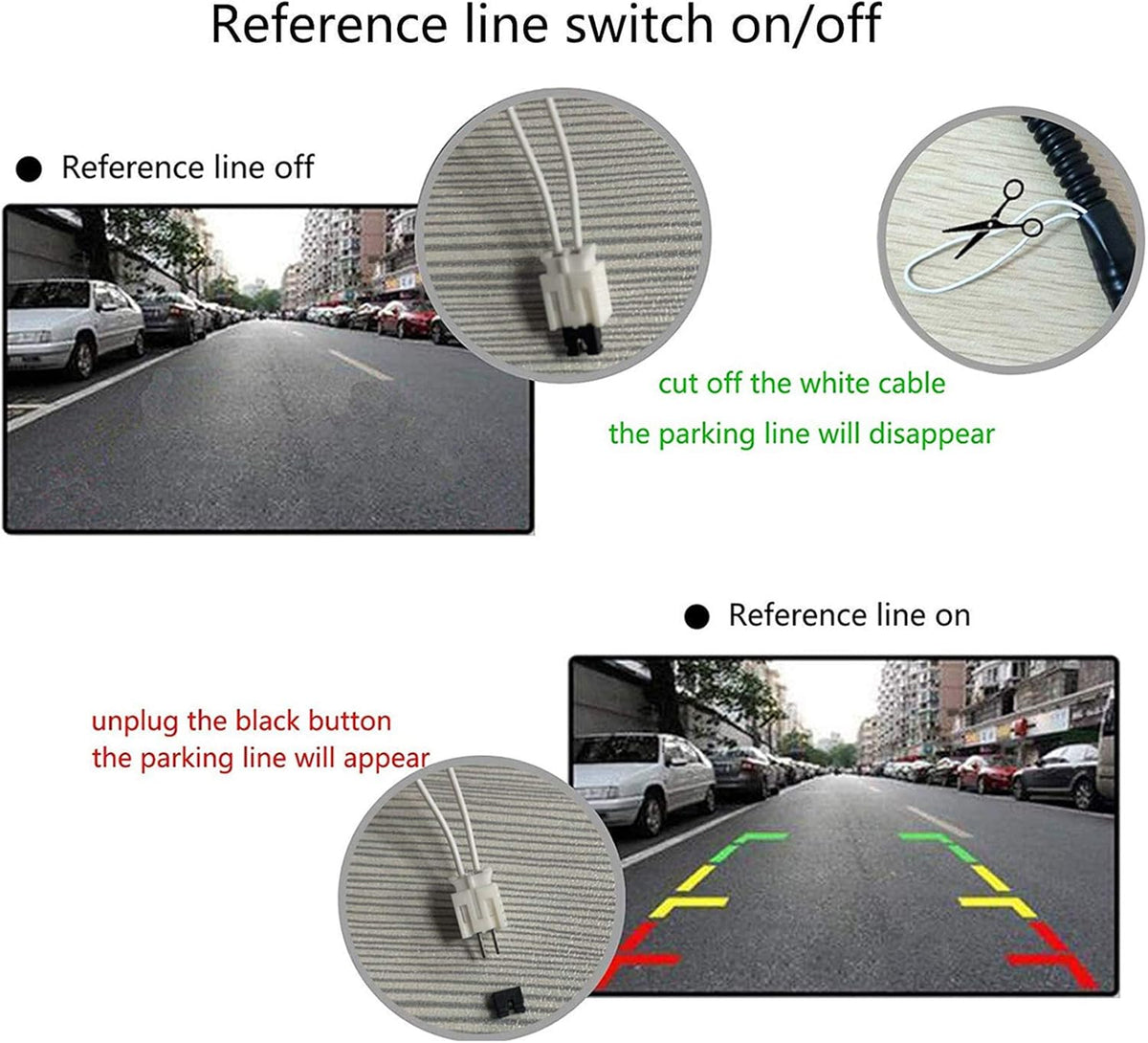 Car Backup Reverse Rear View Spare Tire Mount Camera R475