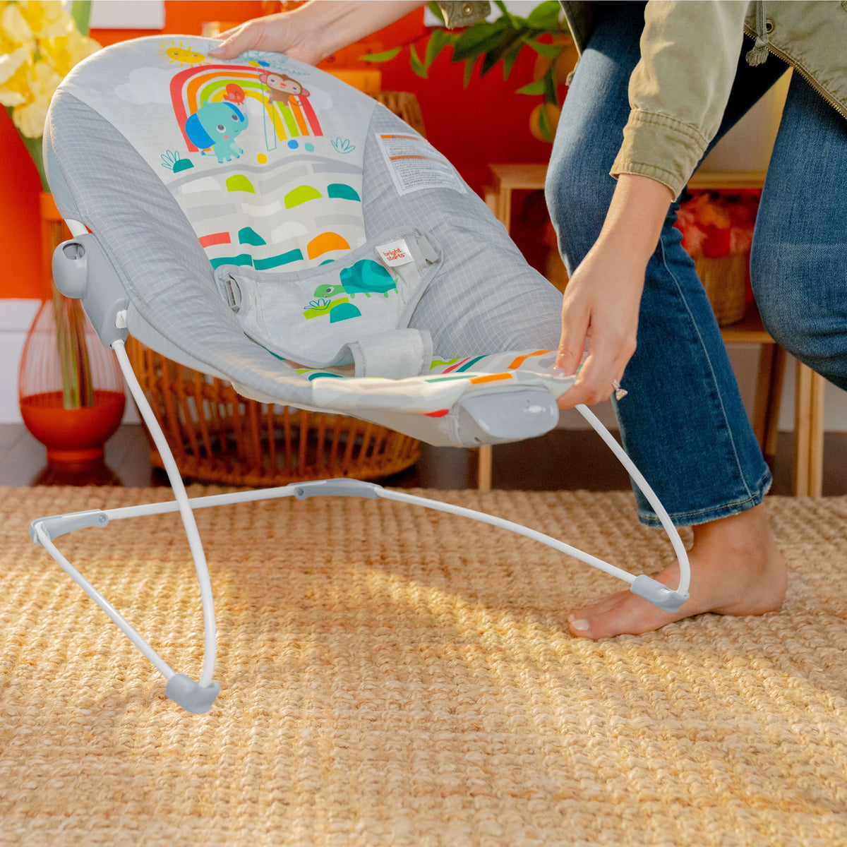 Vibrating Baby Bouncer W558