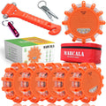 Orange LED Road Flare 6-Pack E97102