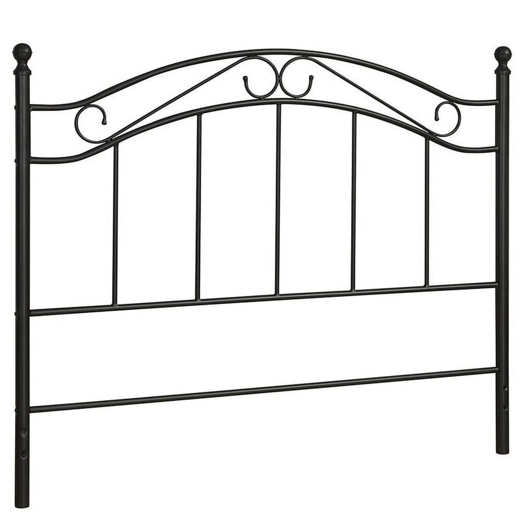 Black Full Queen Metal Spindle Headboard Y566633