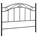 Black Full Queen Metal Spindle Headboard Y566633