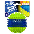 Translucent TPR 3-Part LED & Squeak Ball Dog Toy C6410