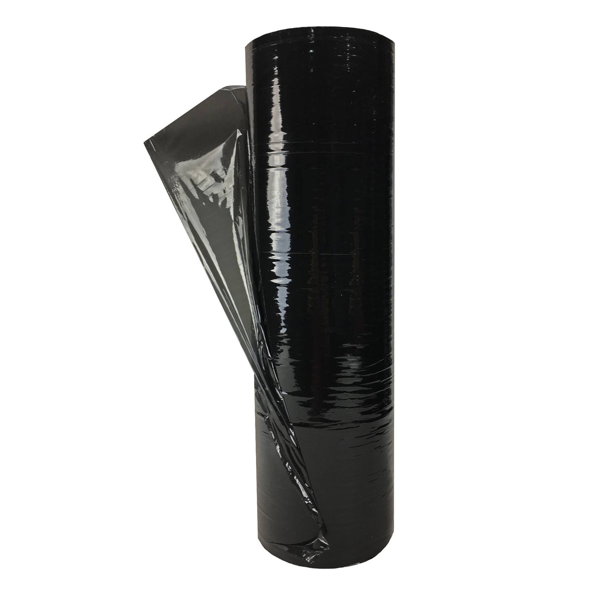 18" x 1500' 80g Stretch Wrap 4 Rolls Dark Black A513103
