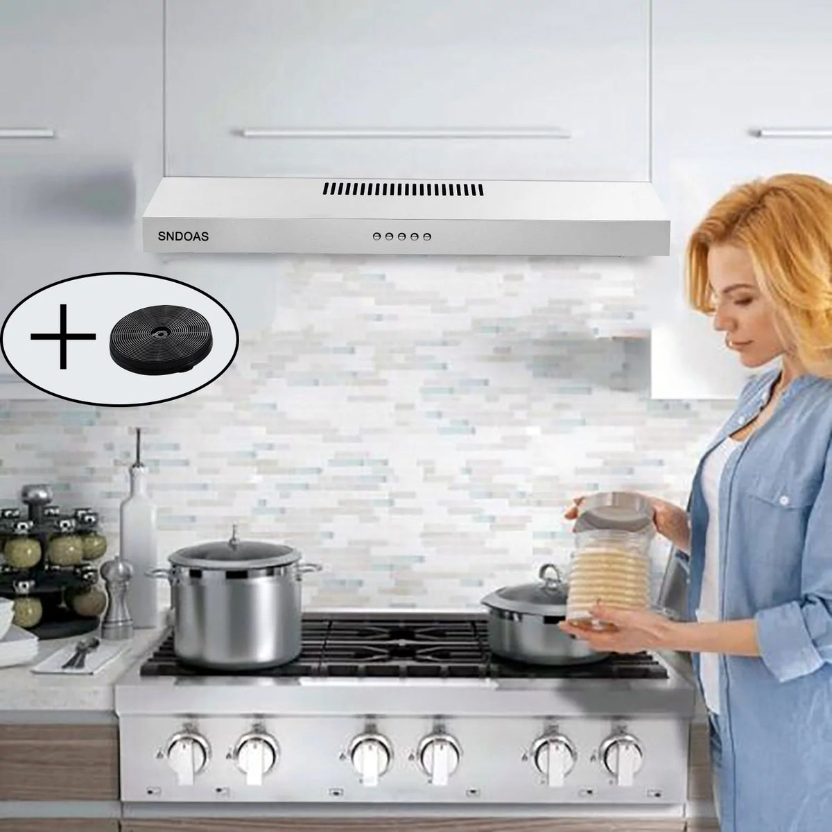 30-inch Stainless Steel Under Cabinet Range Hood W1786