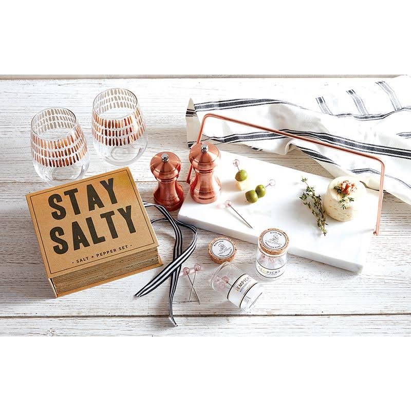 Clear Rose Gold Stemless Wine Glass N6777