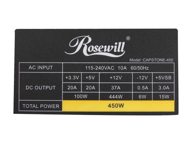 450W 80 PLUS Gold Power Supply Q126