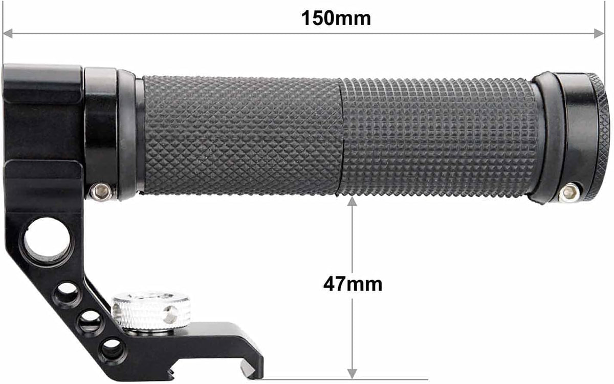 Rubber Top Handle with NATO Rail and 3-Cold Shoe W7166