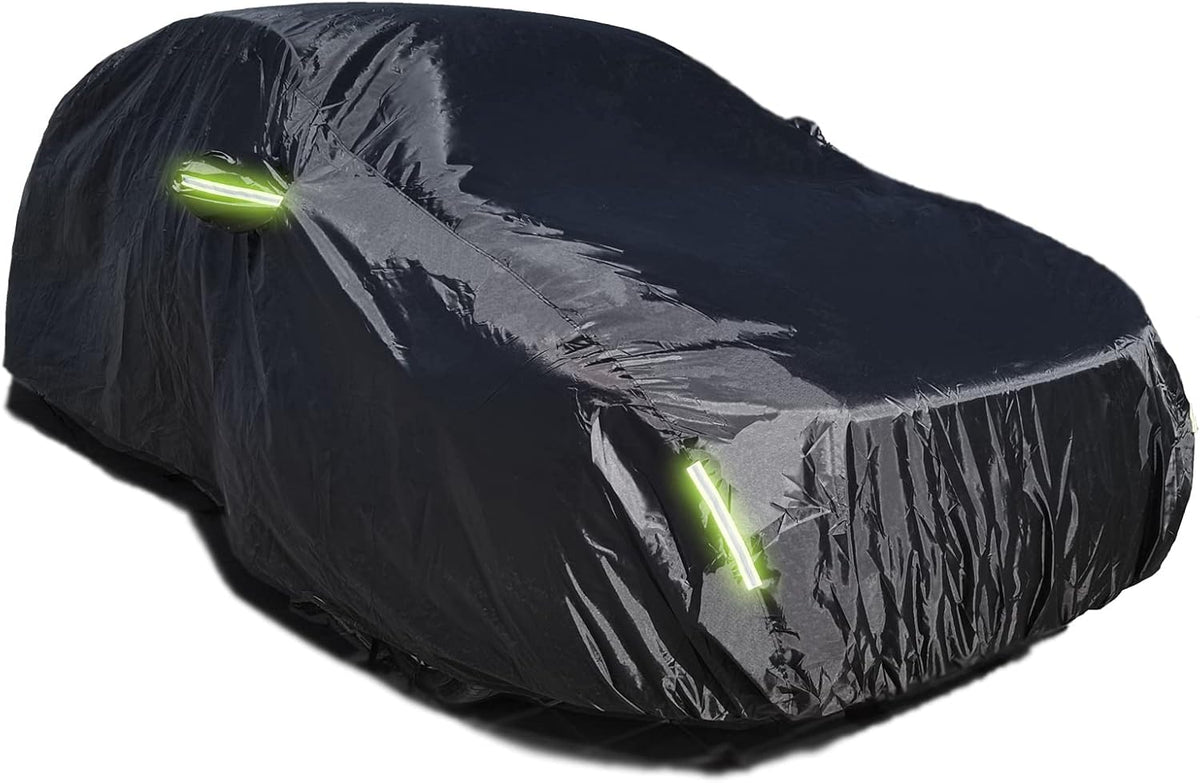 Black Full Car Cover 210D Oxford I4161
