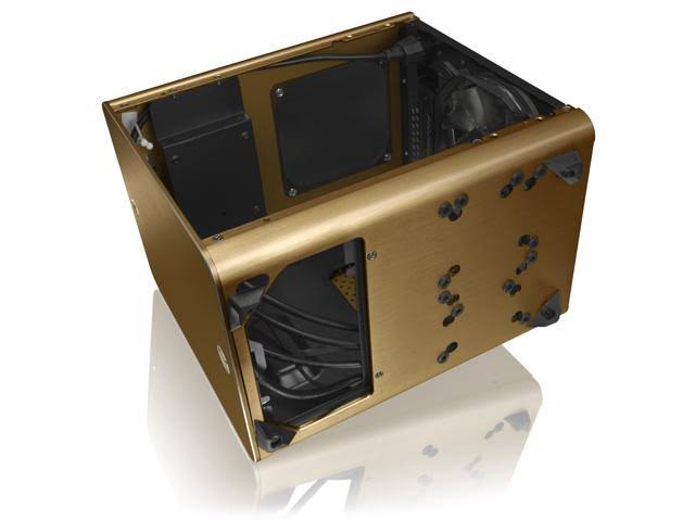 Aluminum M-ITX Case with LED Fan D4199
