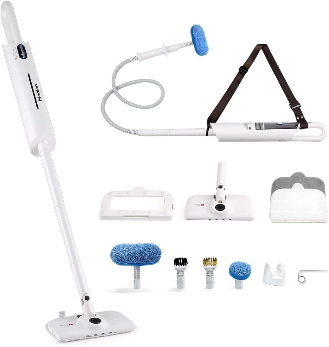 12-in-1 Steam Mop with LCD Display E6459