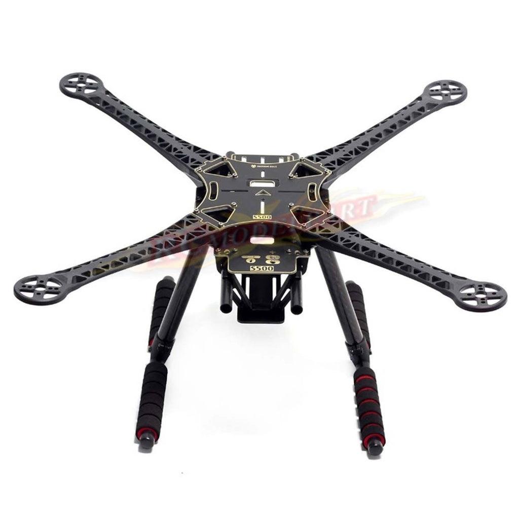 Quadcopter Fuselage Frame Kit with Carbon Fiber Landing Gear V5726