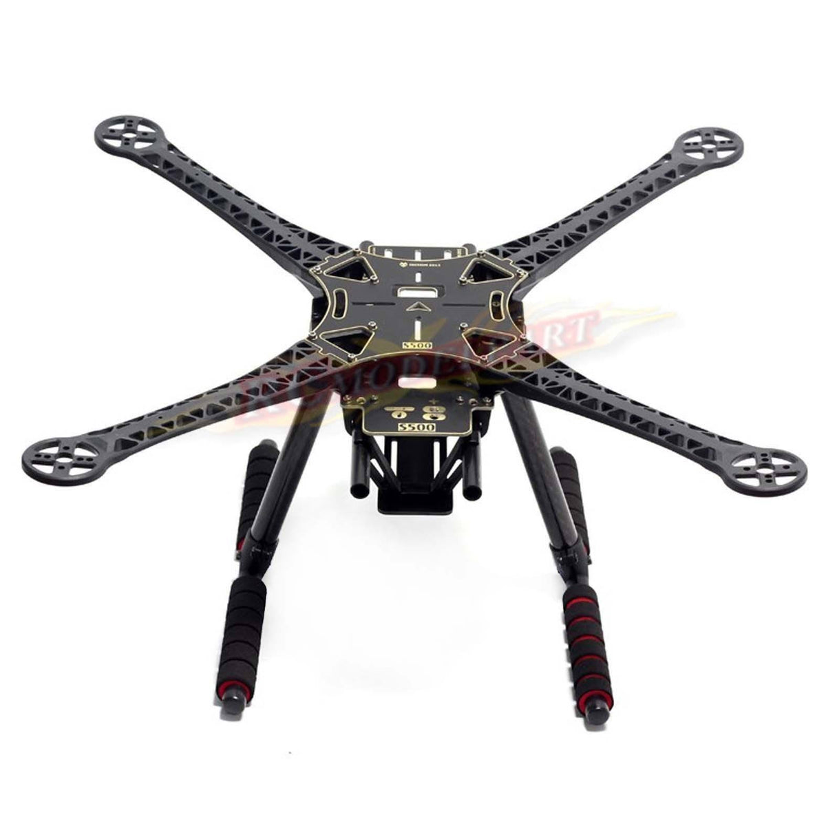 Quadcopter Fuselage Frame Kit with Carbon Fiber Landing Gear V5726