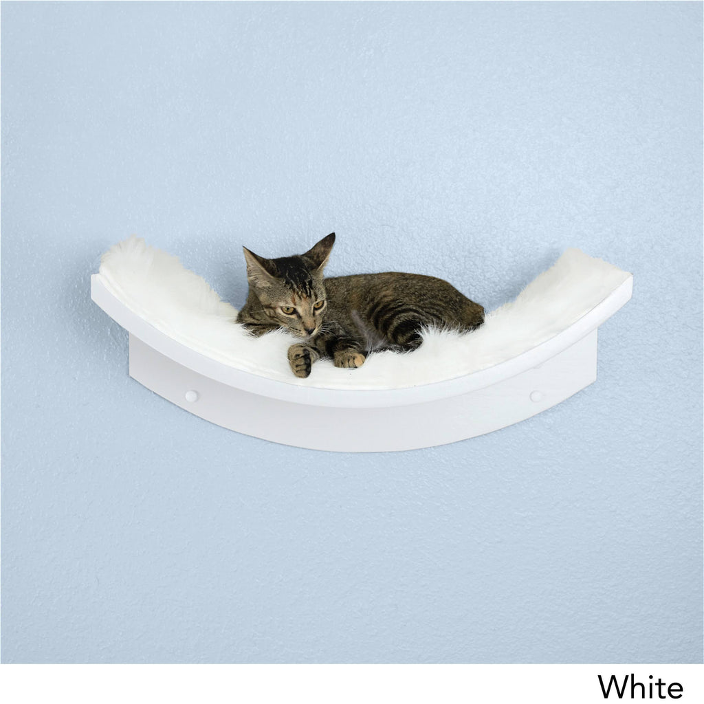 Refined Feline Lotus Leaf Cat Shelf B338