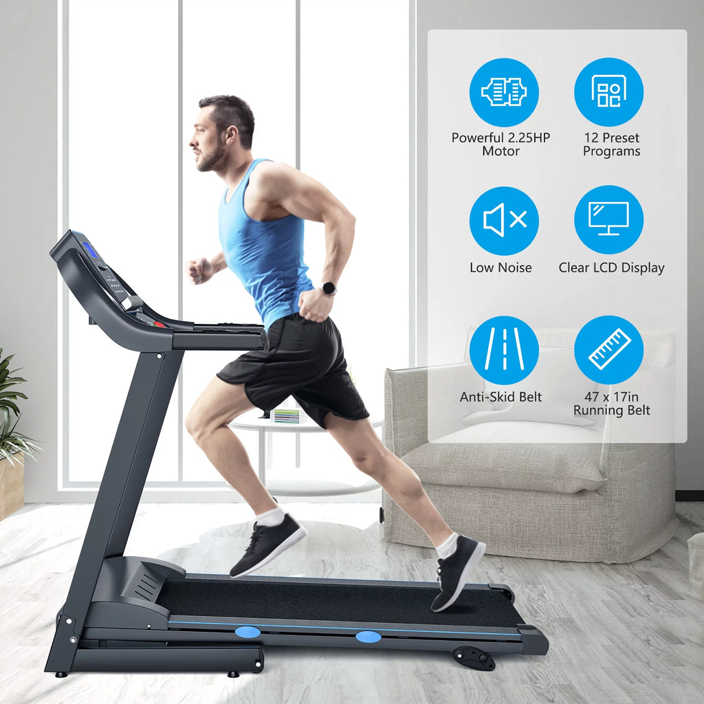2.25HP Folding Electric Treadmill K5830