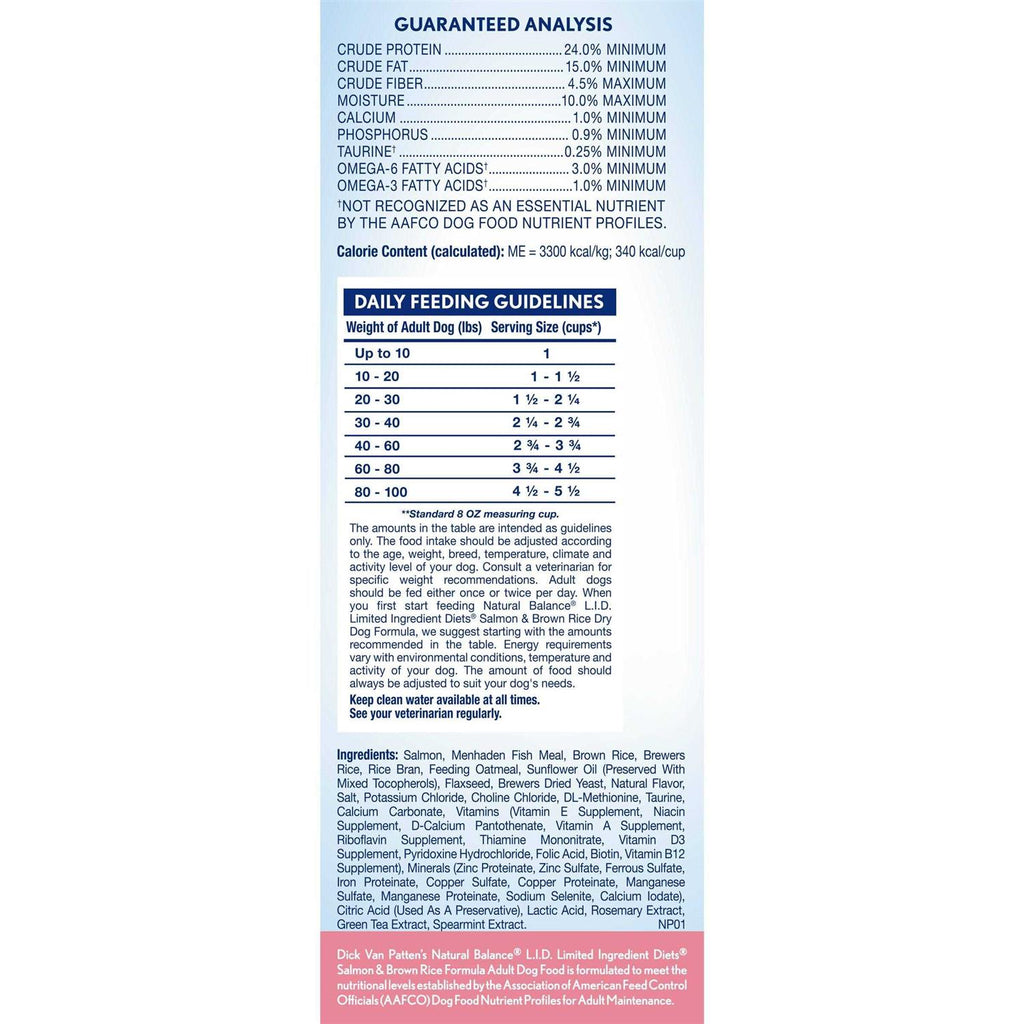 Limited Ingredient Dry Dog Food W217