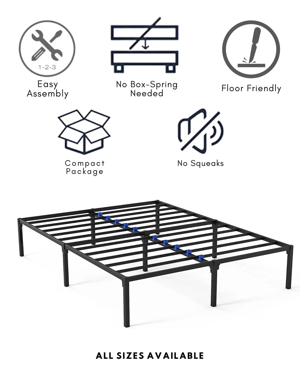 Twin XL Platform Bed Frame Z5344