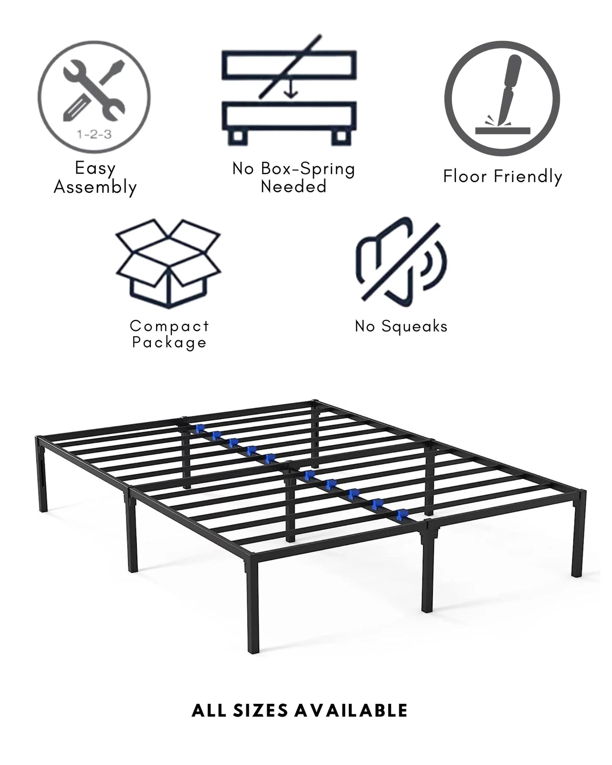 Twin XL Platform Bed Frame Z5344