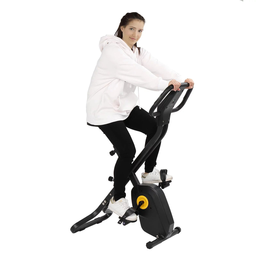 Folding Magnetic Stationary Exercise Bike Z261
