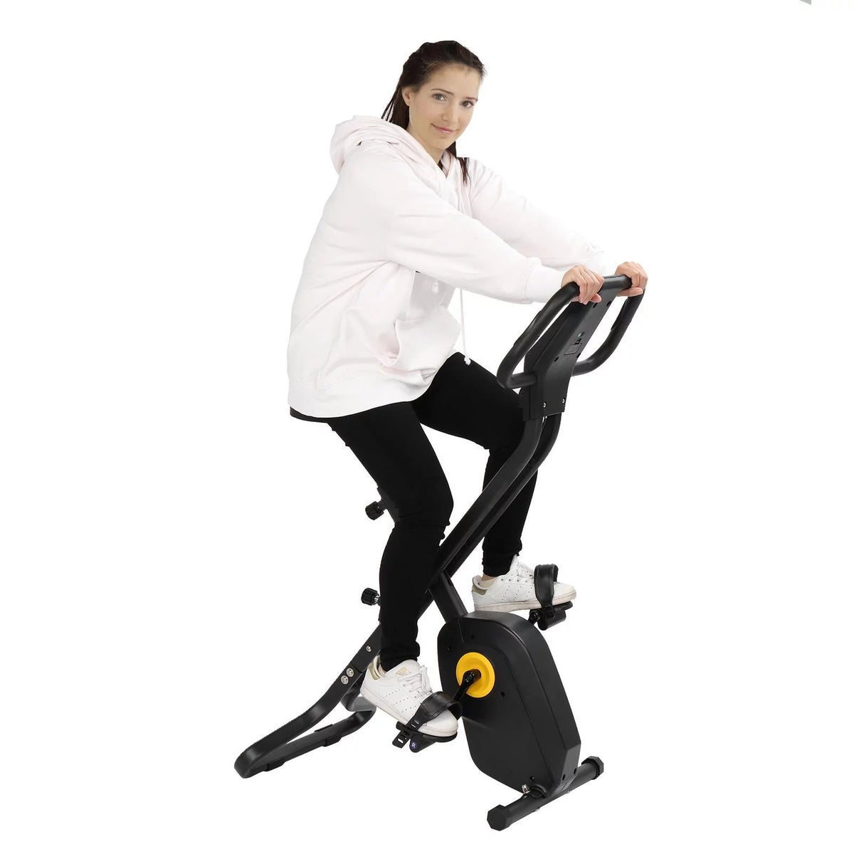 Folding Magnetic Stationary Exercise Bike Z261