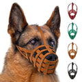 Leather Dog Muzzle Adjustable Breathable Medium Large Breeds Y144928